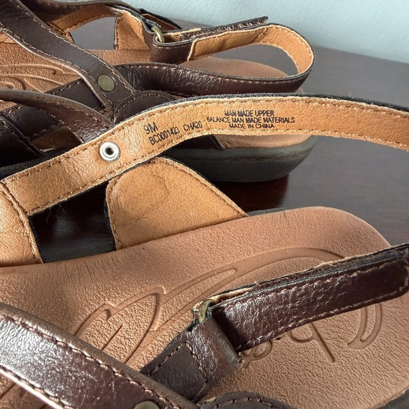 BOC Born concept Sandals Womens 9M Altheda Criss Cross Strappy Brown Comfort - Picture 6 of 8